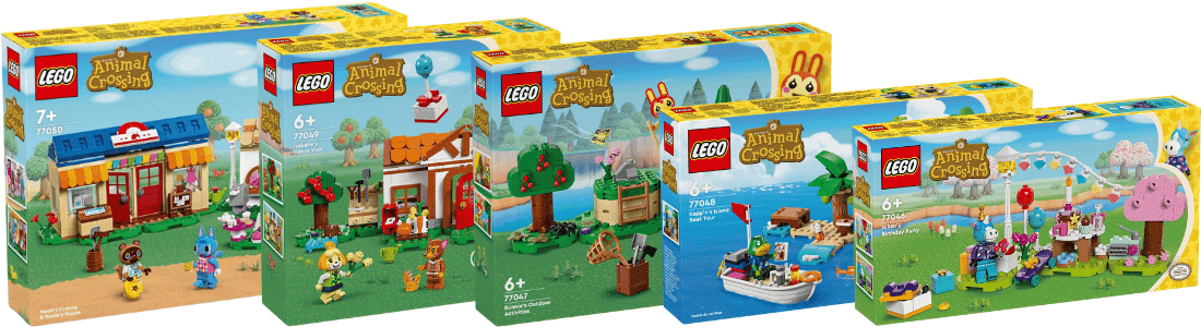lego animal crossing sets maart 2024