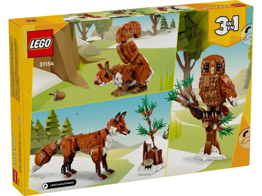 lego creator 31154 forest animals red fox (6)