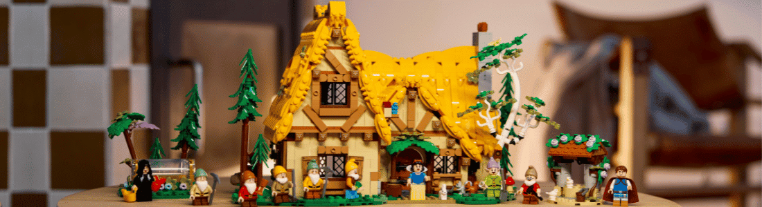 lego disney 43242 snow white's cottage