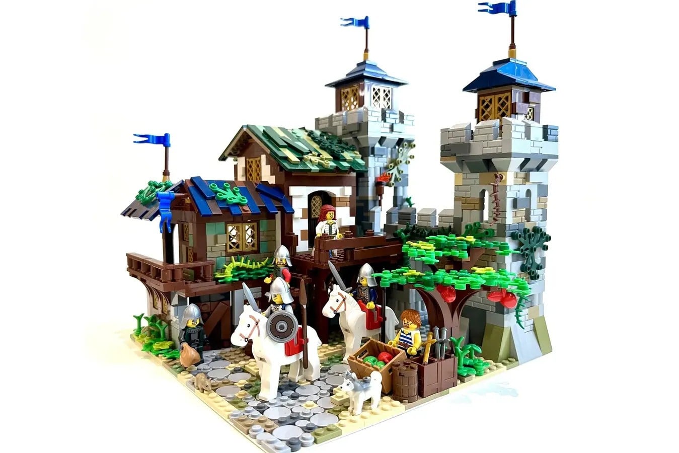 lego ideas medieval inn by the gatehouse
