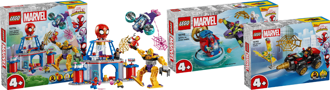 lego marvel spidey and his amazing friends maart 2024 sets