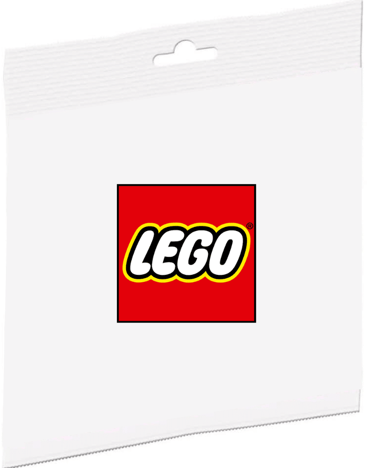 lego polybag blank box
