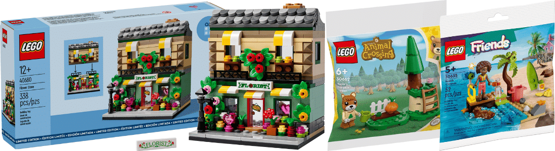 lego acties, gwp en promoties maart 2024 sets