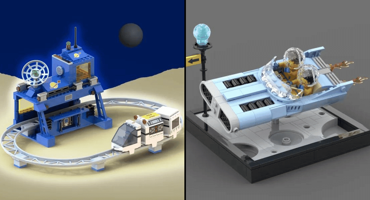 LEGO Ideas Micro Rail Command Centre & LEGO Ideas Moon Car worden toekomstige Insiders-sets