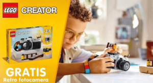 gratis lego creator retro fotocamera