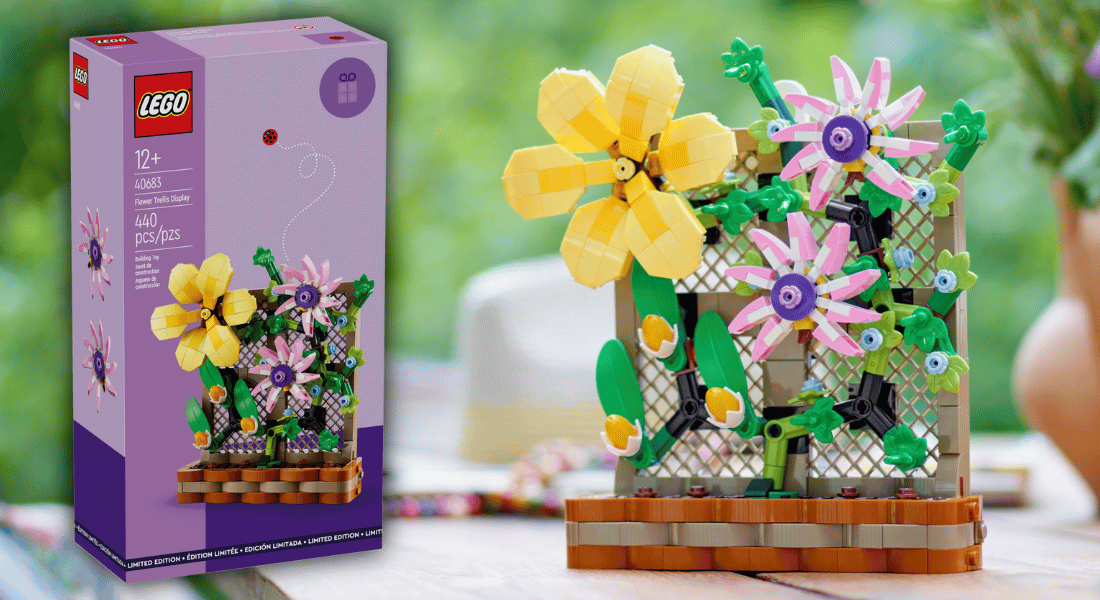 Gratis LEGO 40683 Flower Trellis Display in april als GWP