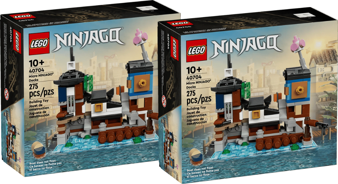LEGO 40704 Micro Ninjago Docks – nu verkrijgbaar als Insiders Reward