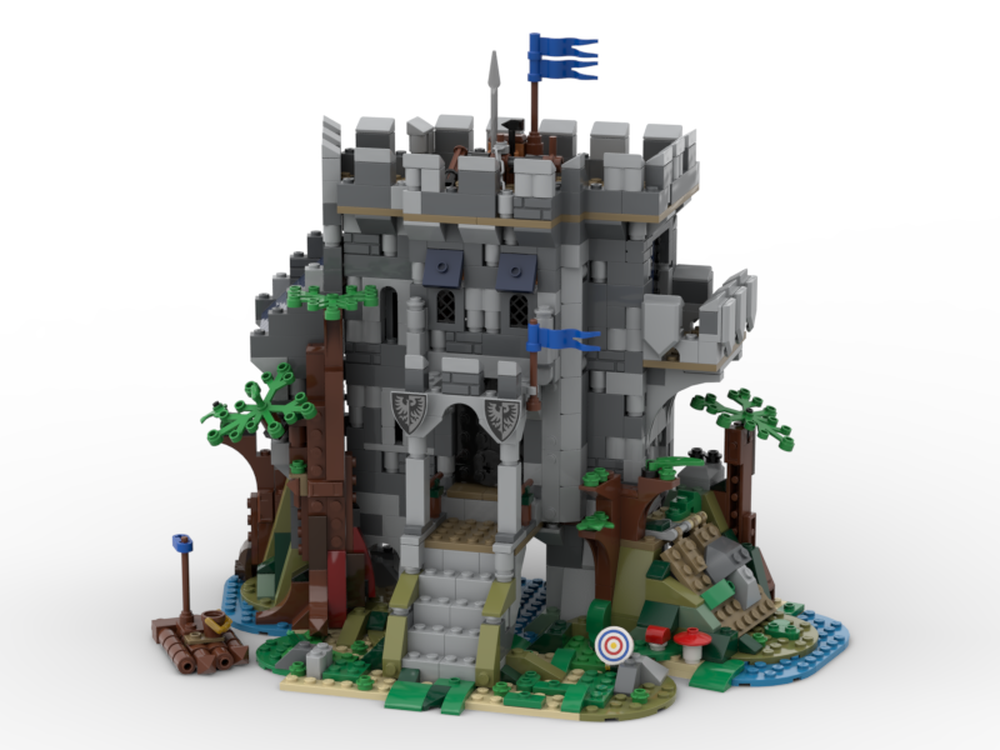 lego castle in the forest mijbricks