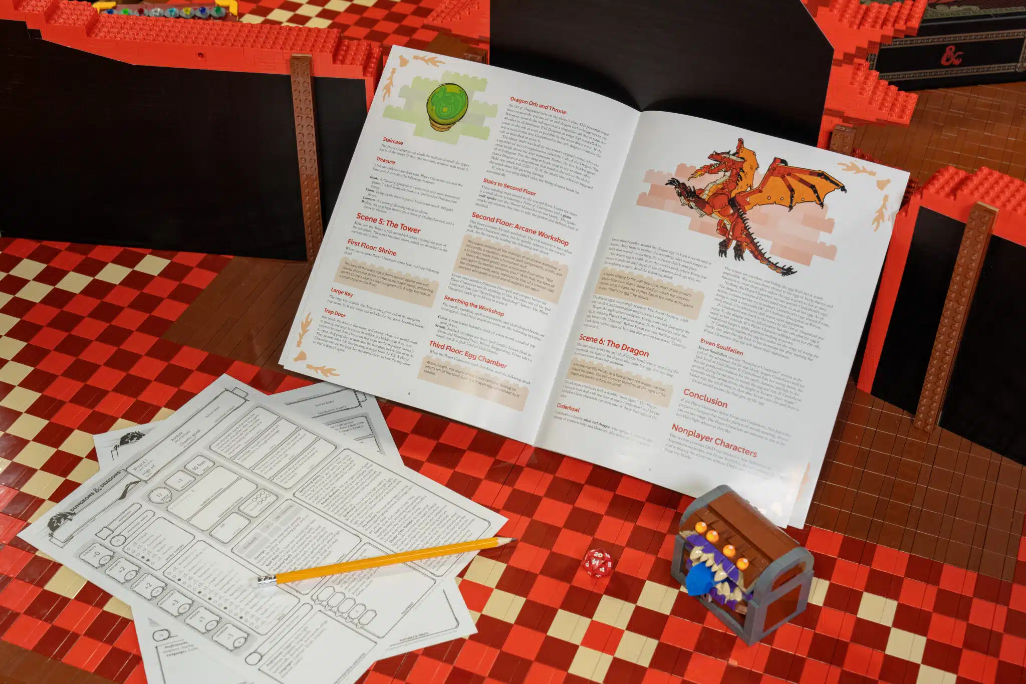 lego dungeons & dragons adventure book