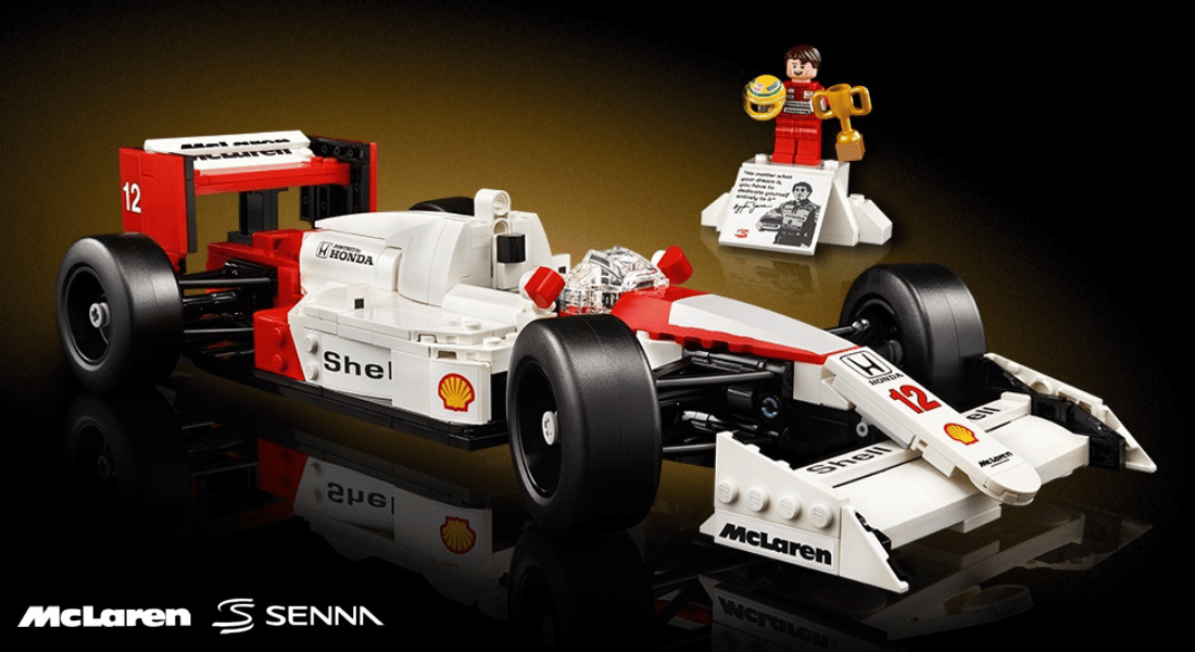 LEGO Icons 10330 McLaren MP4/4 & Ayrton Senna – eerbetoon aan een legende