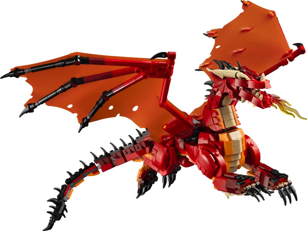 lego ideas 21348 dungeons & dragons red dragon’s tale cinderhowl red dragon