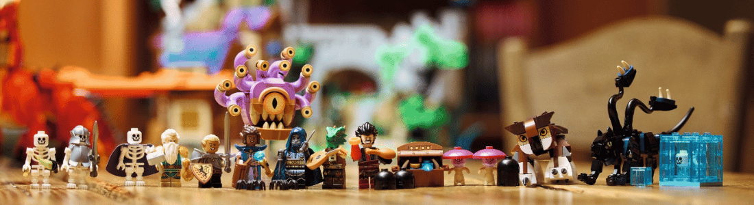 lego ideas 21348 dungeons & dragons red dragon’s tale minifigures