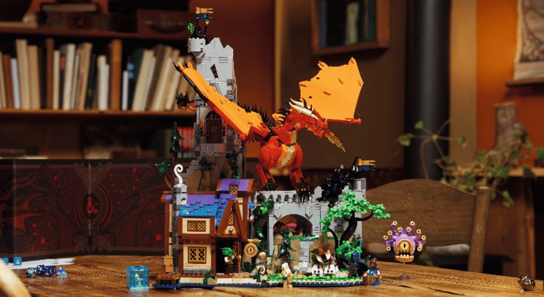 LEGO Ideas 21348 Dungeons & Dragons: Red Dragon’s Tale aangekondigd – vanaf april te koop