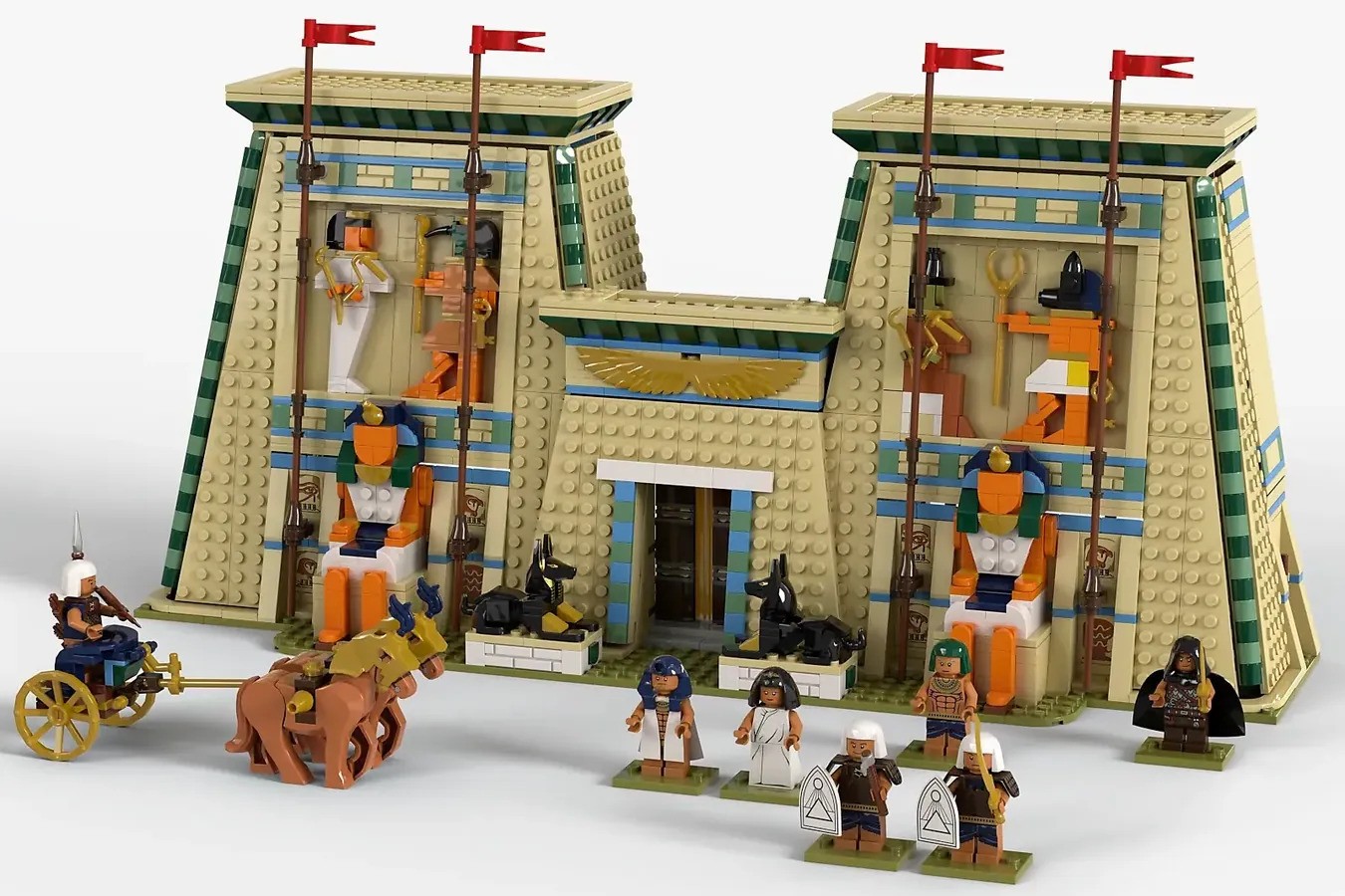 LEGO Ideas Ancient Egyptian Temple kwalificeert zich voor eerste LEGO Ideas review 2024