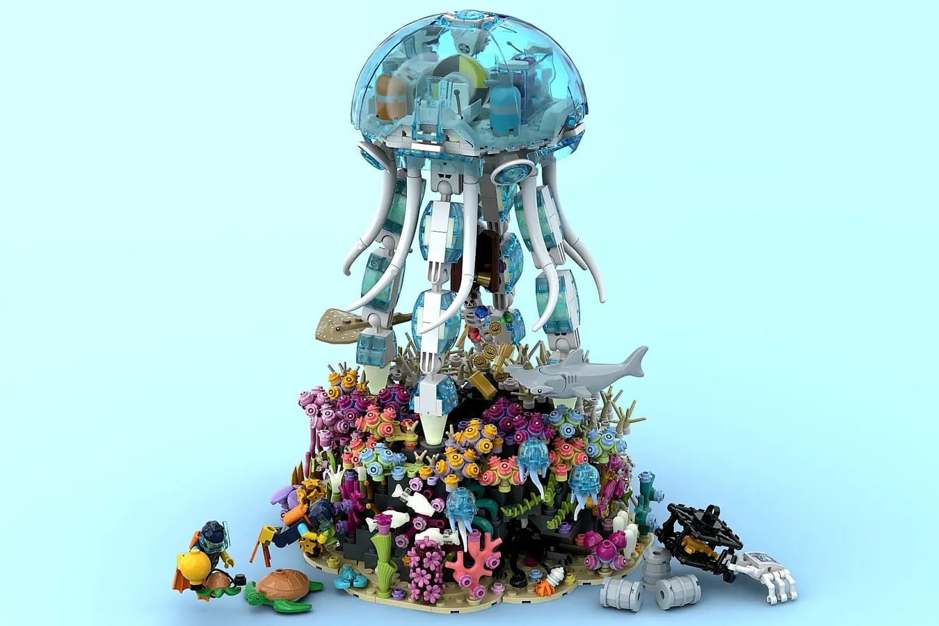 lego ideas rocky reef restoration