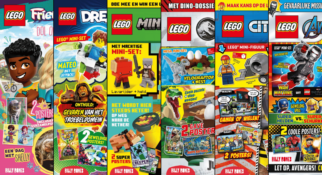 Nieuwe LEGO Magazines en boeken maart 2024