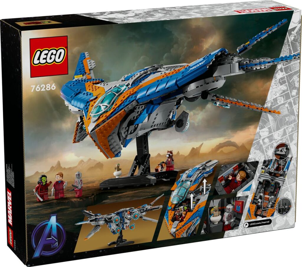 lego marvel 76286 guardians of the galaxy 10th anniversary milano (5)