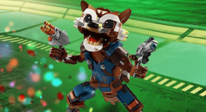 lego marvel rocket & baby groot