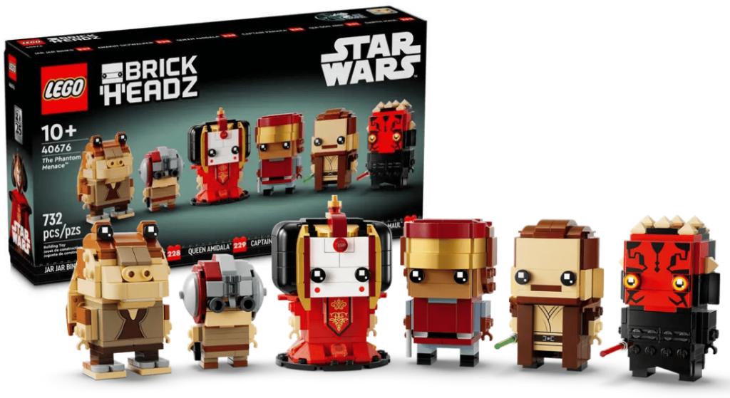 lego brickheadz 40676 the phantom menace