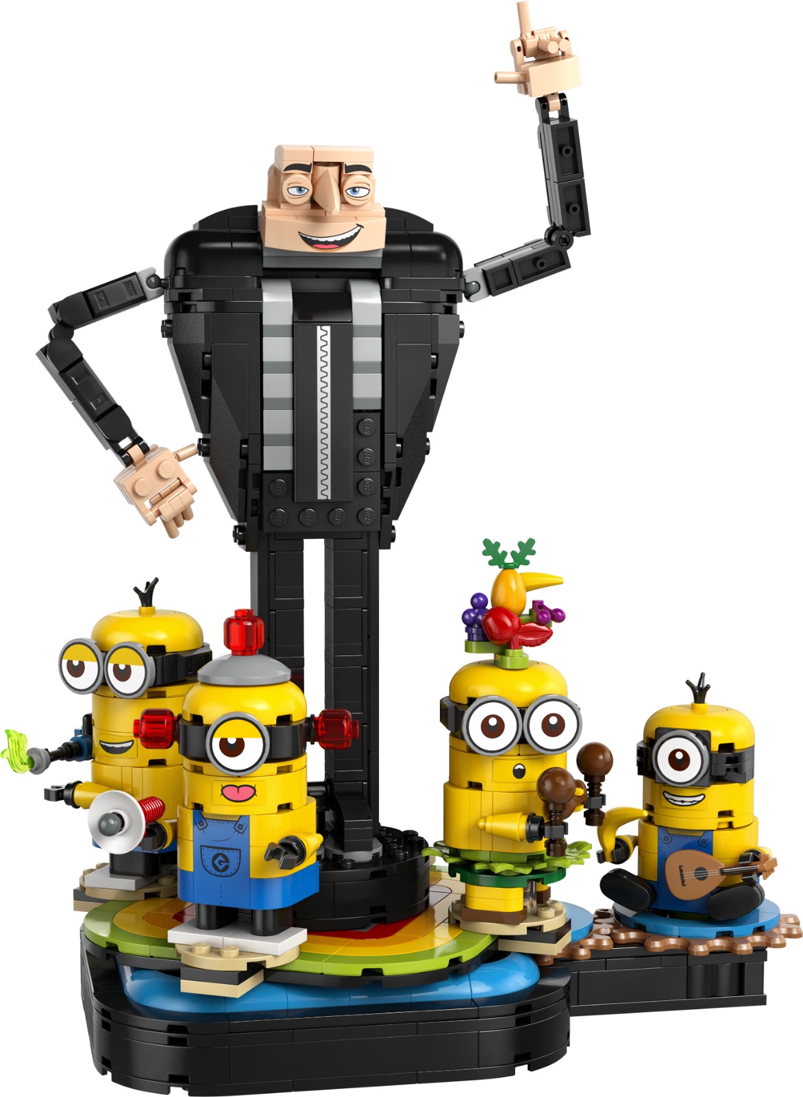 lego despicable me 4 75582 brick built gru and minions