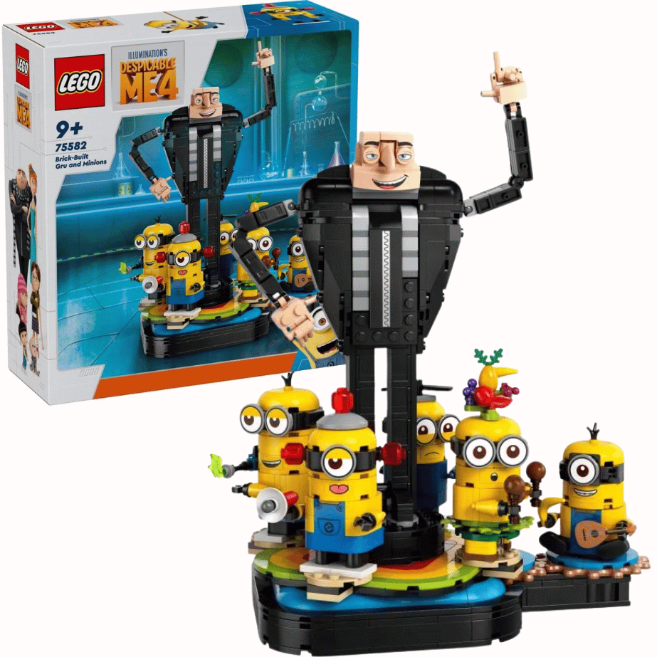 lego despicable me 4 75582 brick built gru and minions