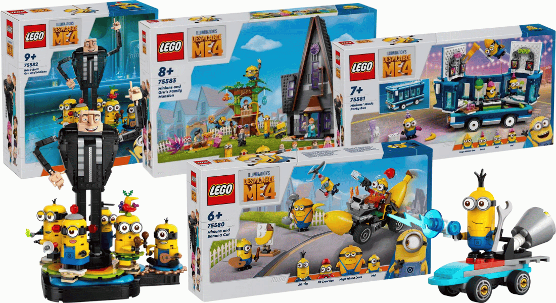 Alle LEGO Despicable Me 4 sets onthuld – vanaf nu te koop