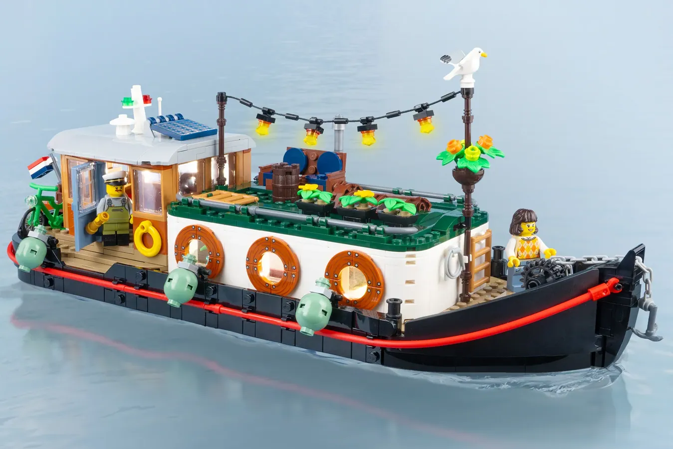 lego ideas canal houseboat