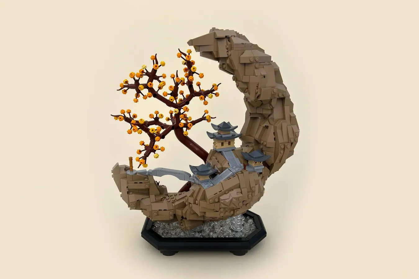 lego ideas crescent moon rock sculpture