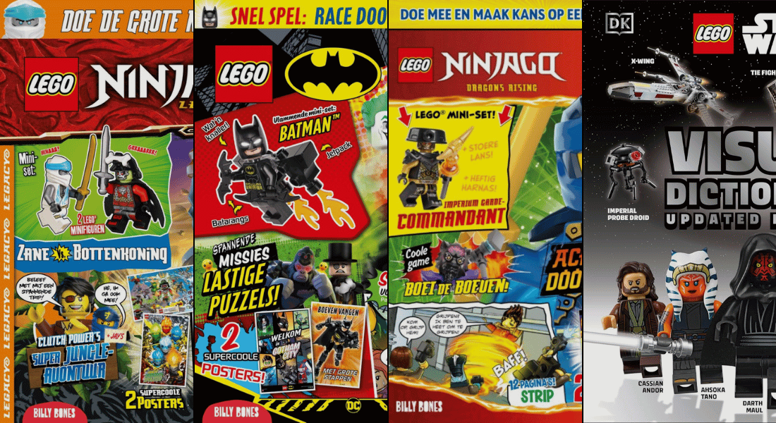 Nieuwe LEGO Magazines en boeken van april 2024