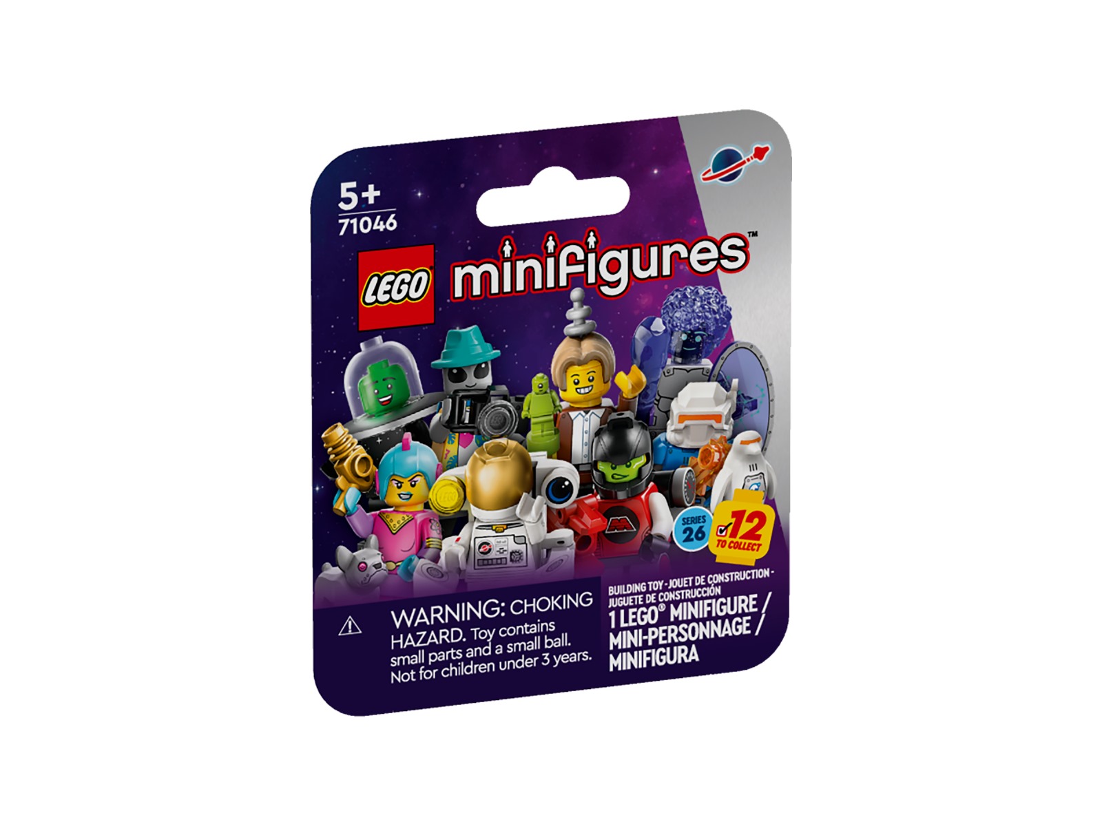 lego minifigures 71046 space – series 26 box
