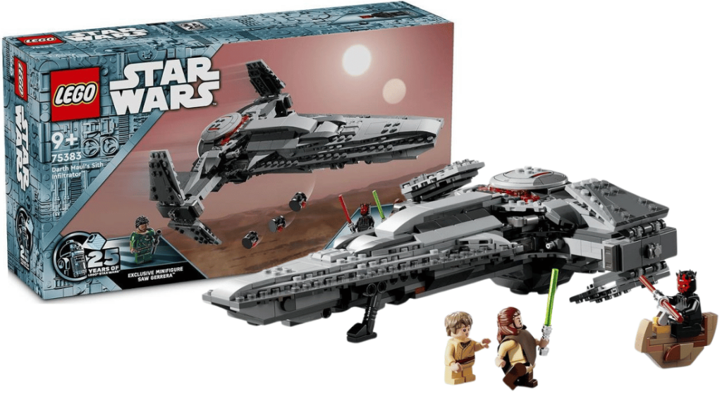 lego star wars 75383 darth maul's sith infiltrator