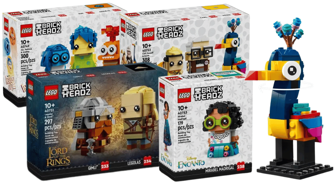 Dit zijn de nieuwe LEGO BrickHeadz zomer 2024 sets