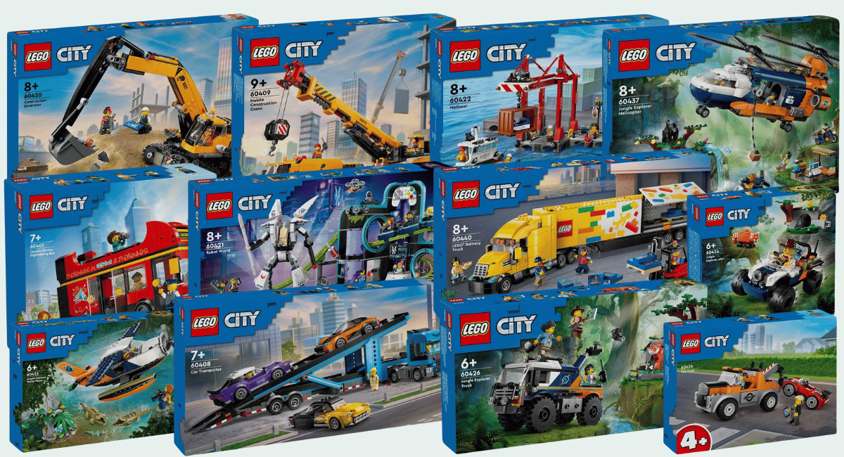 Dit zijn de nieuwe LEGO City zomer 2024 sets