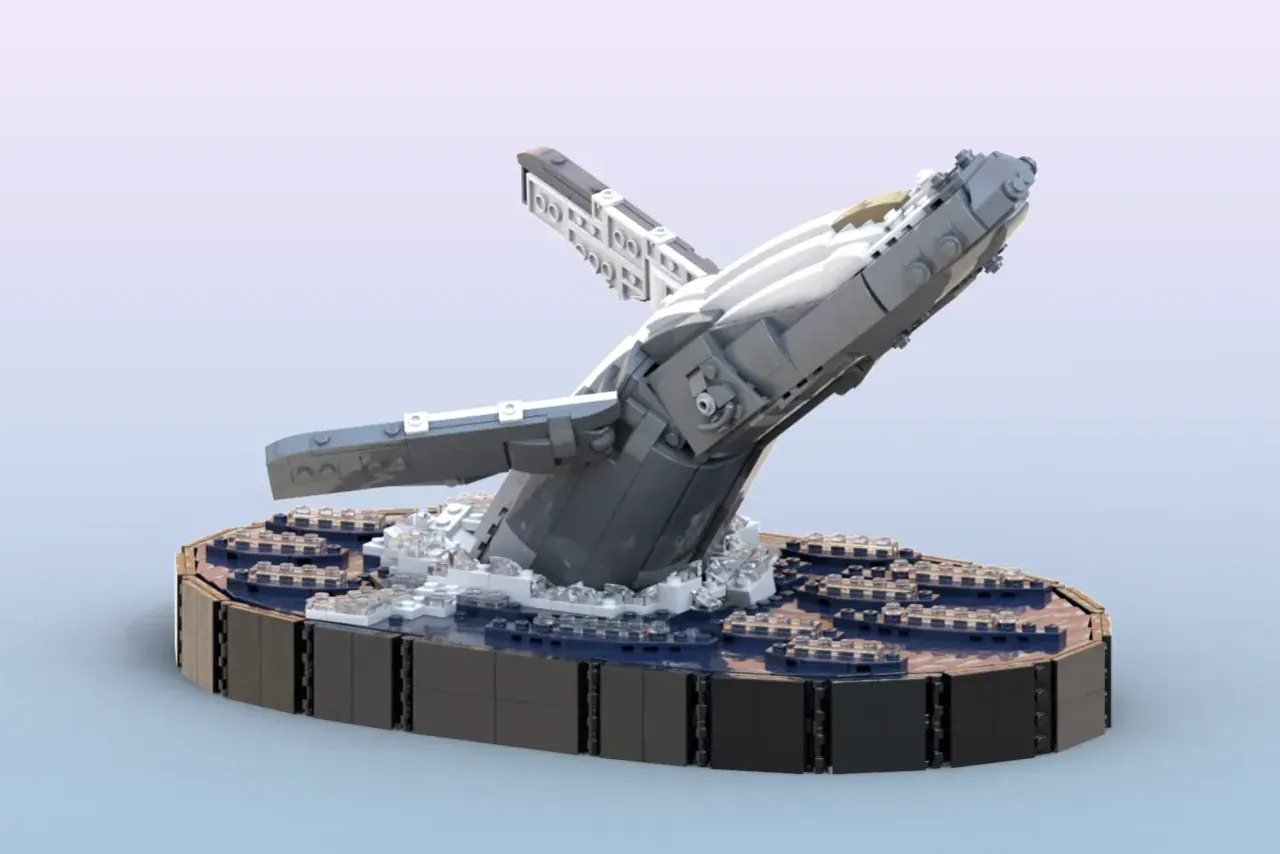 lego ideas humpback whale breach