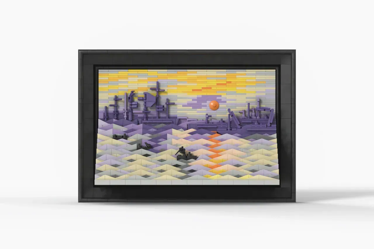 lego ideas impression sunrise monet