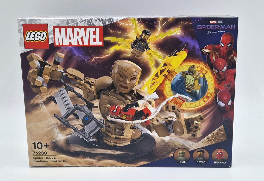 lego marvel 76280 spider man vs. sandman eindstrijd