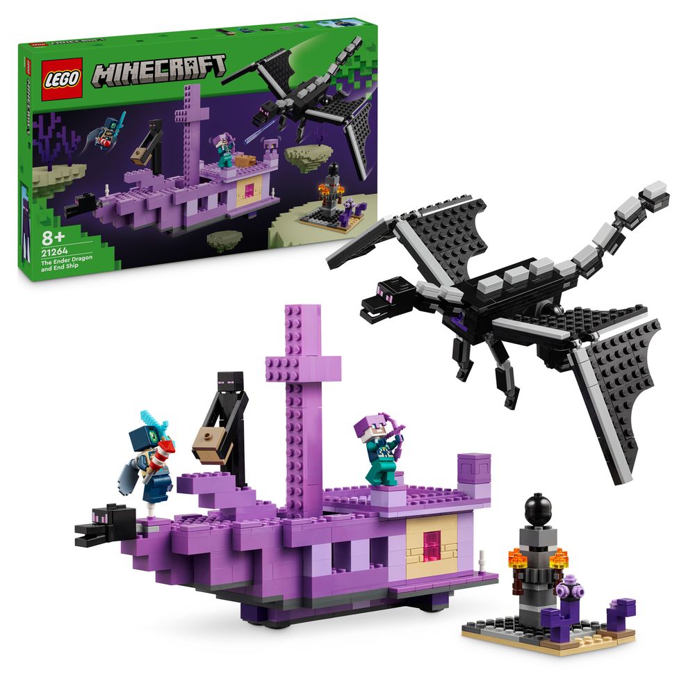 lego minecraft 21264 the ender dragon and end ship (1)