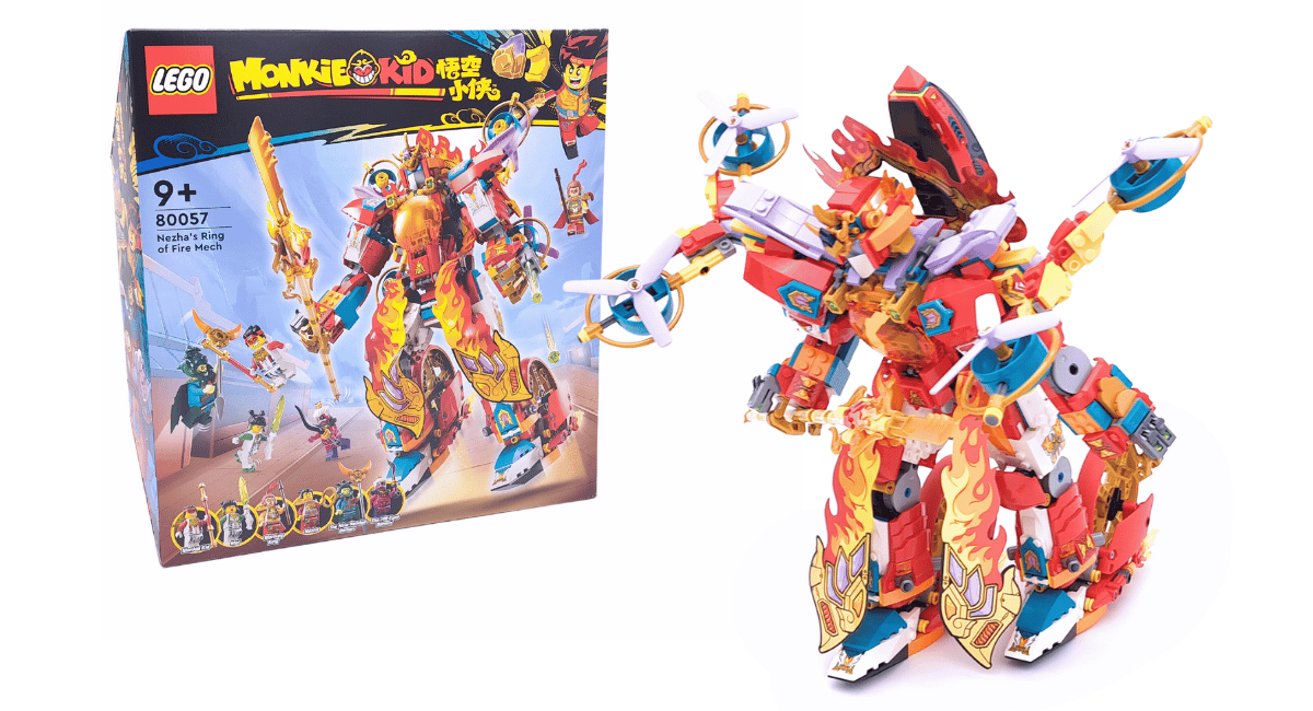 [Review] LEGO Monkie Kid 80057 Nezha’s Ring of Fire Mech – vlammen maar!