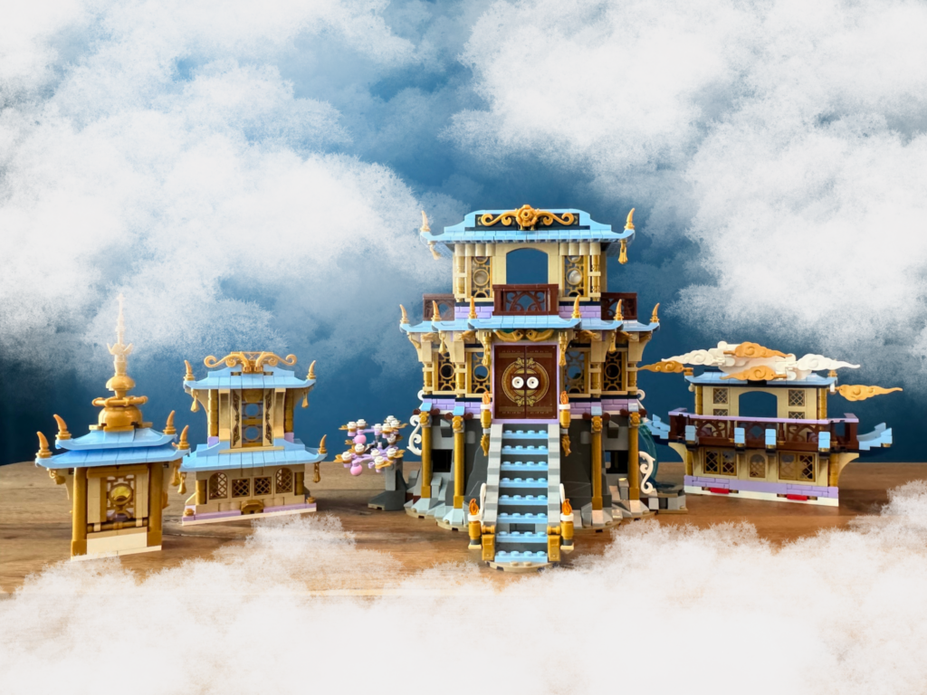 lego monkie kid 80058 celestial pagoda 4 delen