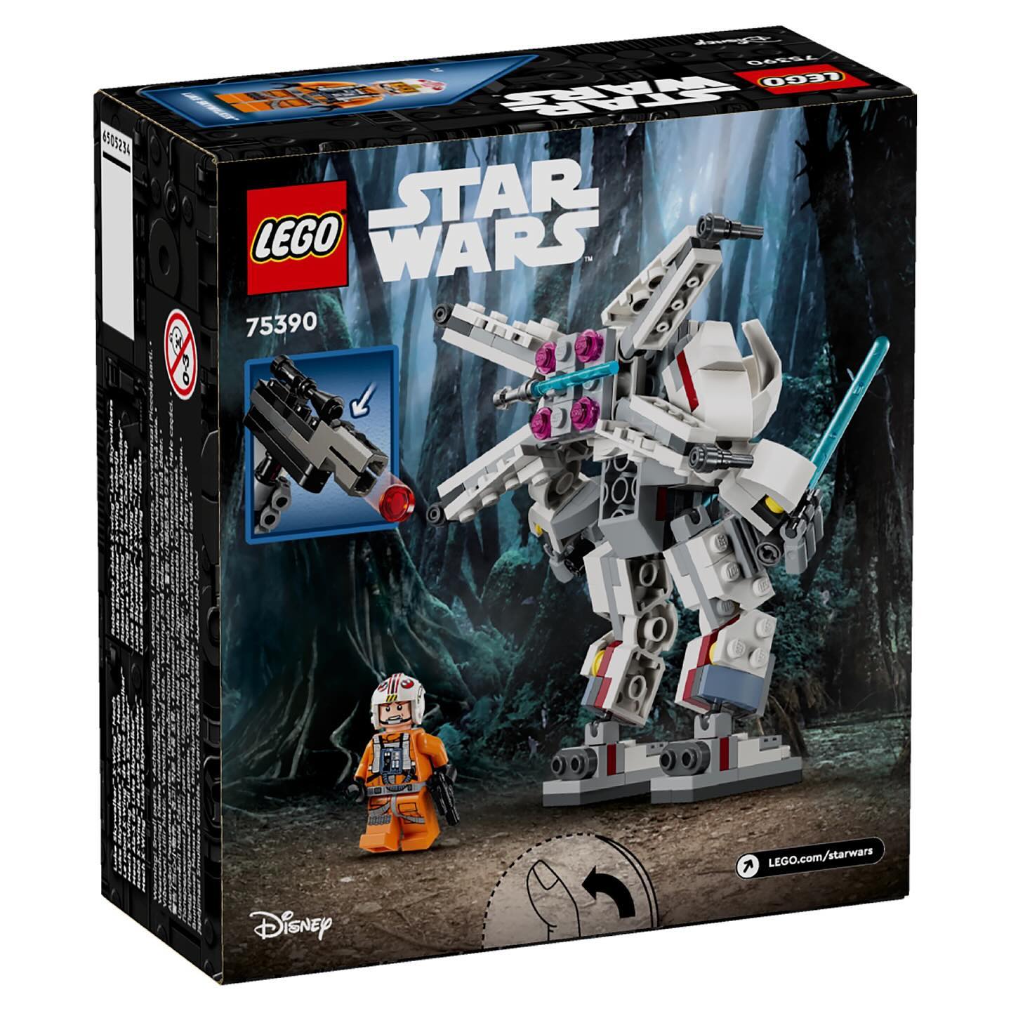 lego star wars luke skywalkers x wing mech 75390 2