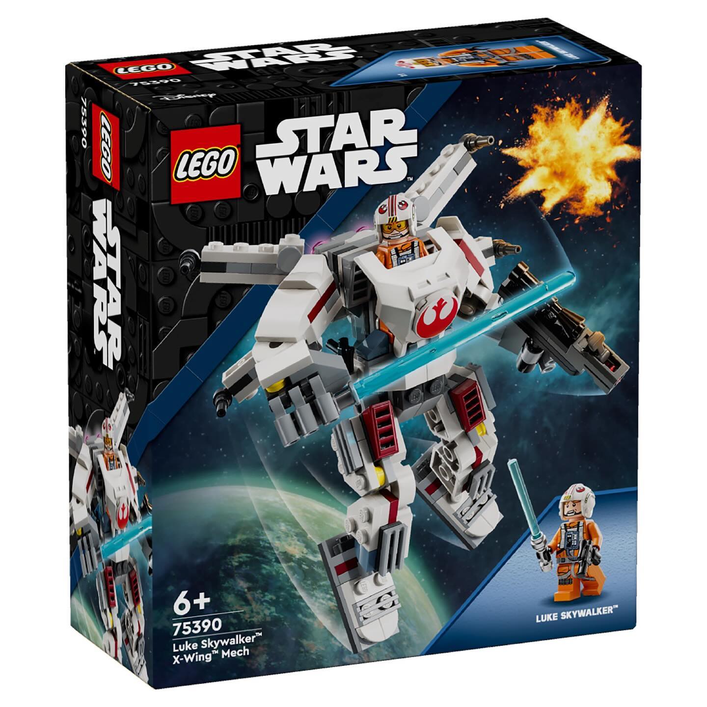 lego star wars luke skywalkers x wing mech 75390