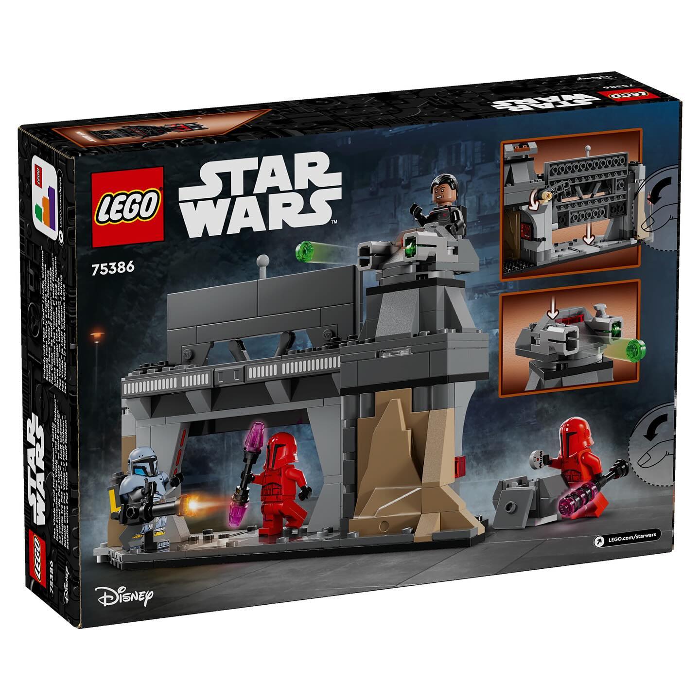 lego star wars paz vizsla and moff gideon battle 75386 2