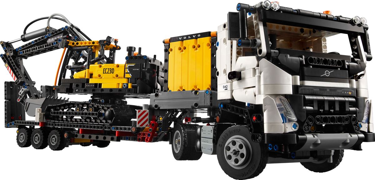 lego technic 42175 volvo fmx truck & ec230 electric excavator (4)