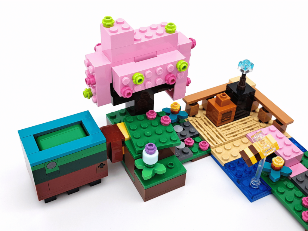 [review] lego minecraft 21260 the cherry blossom garden (6)