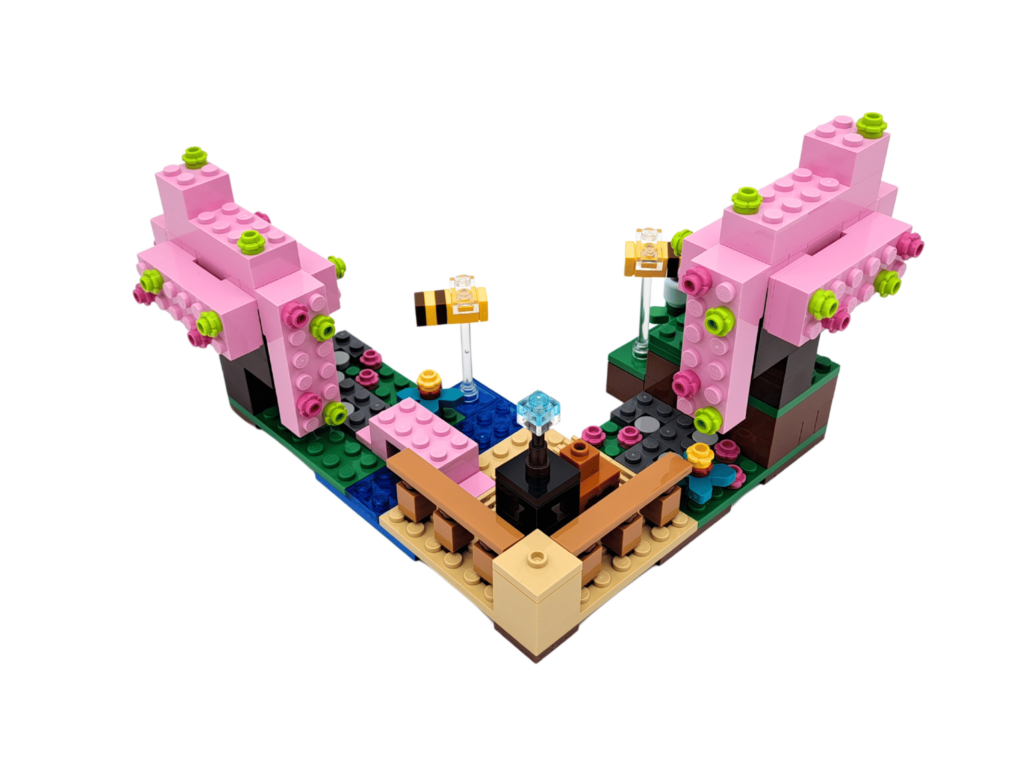 [review] lego minecraft 21260 the cherry blossom garden (7)