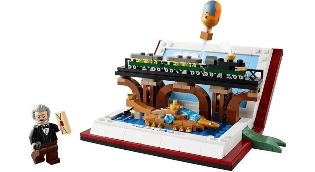 lego 40690 tribute to jules verne's books