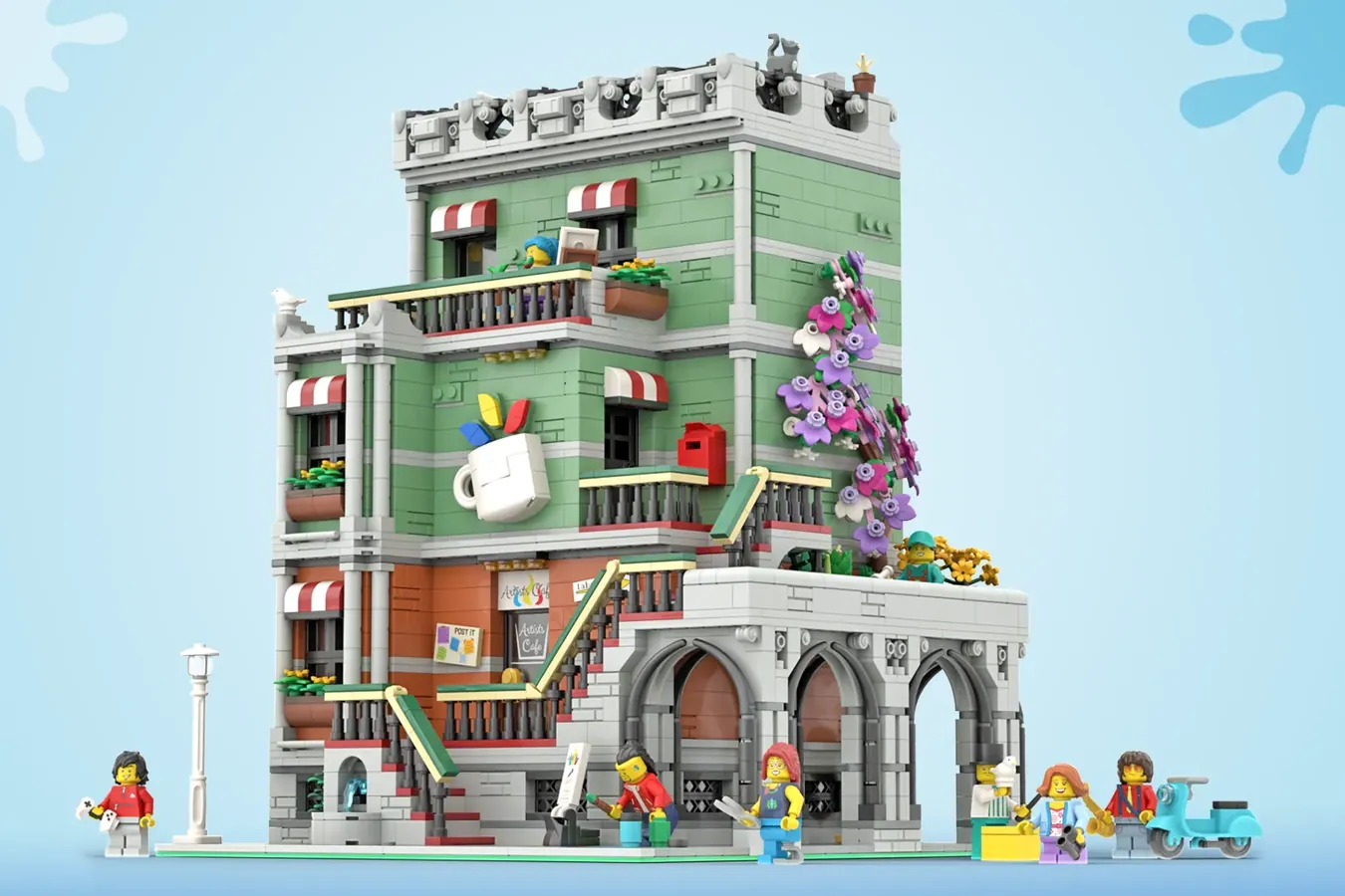 lego ideas artist cafe the university house