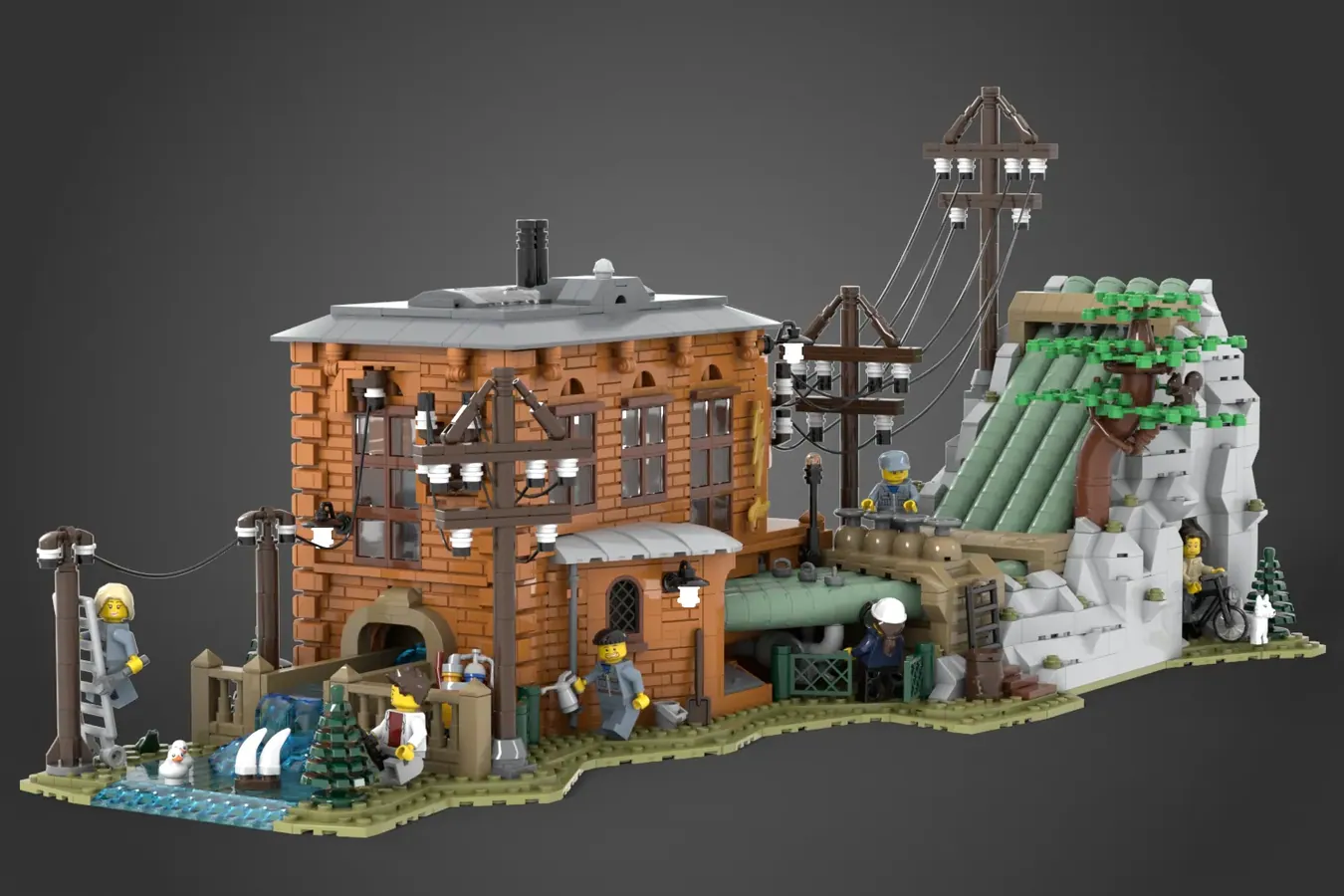 lego ideas hydro electric power plant
