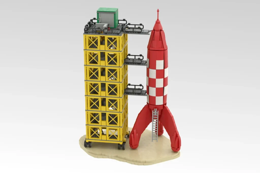 lego ideas tintin space rocket