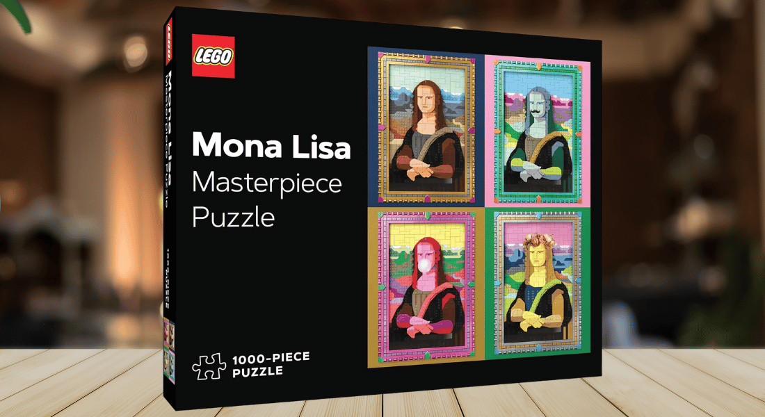 LEGO Mona Lisa Masterpiece Puzzel – verschijnt in oktober
